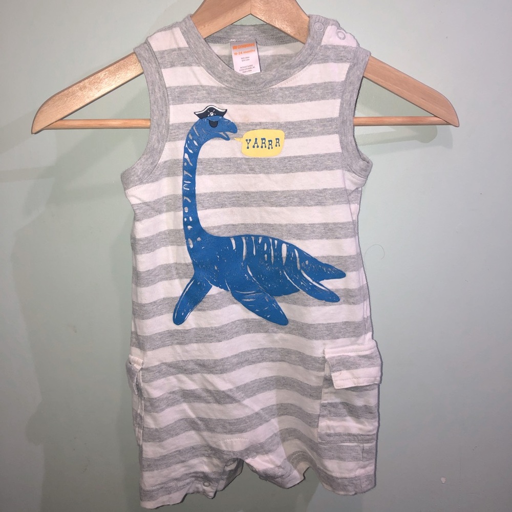 Baby boy sleeveless romper